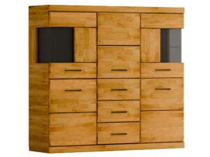 miniaturka Witryna drewniana przeszklona elegancka Avero 81