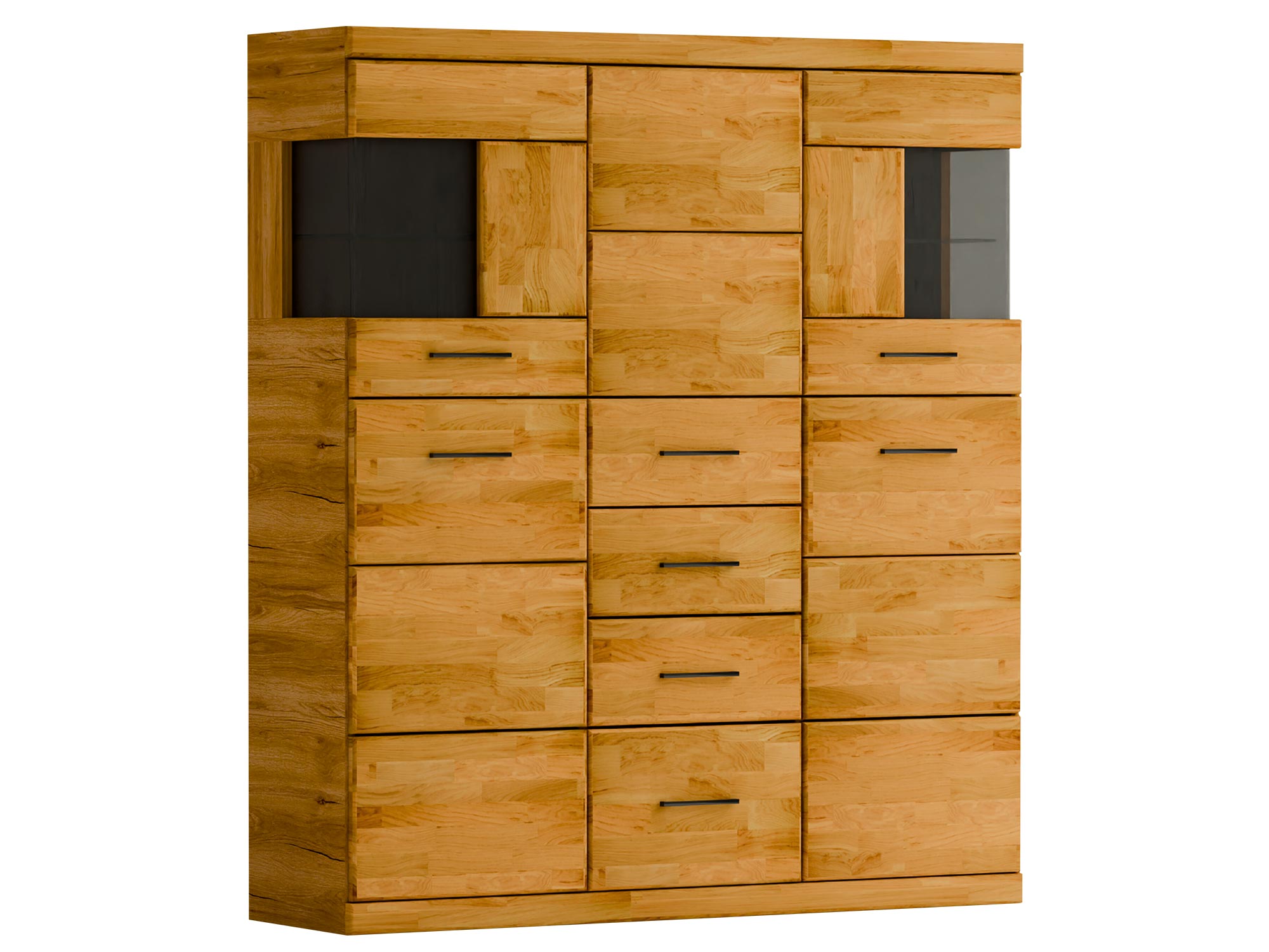 Minimalistyczne łóżko z jasnoszarym tapicerowanym zagłówkiem i lekką ramą