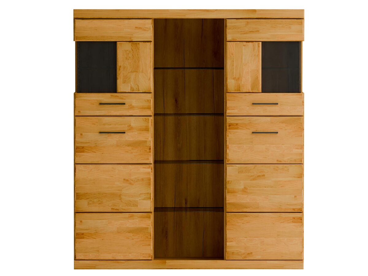 Witryna dębowa szeroka Avero 86