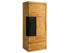 Witryna drewniana niska szklana Avero 95