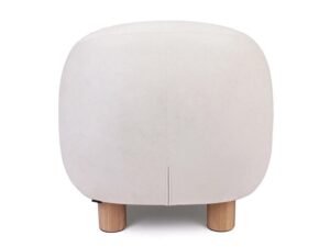 miniaturka Fotel ergonomiczny tapicerowany nogi z drewna Mixa