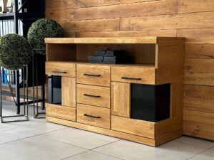 miniaturka Komoda dębowa 3 szuflady Avero 14