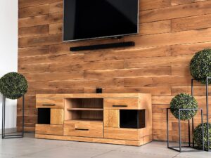 miniaturka Szafka RTV dębowa wąska Avero 43