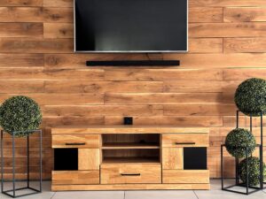 miniaturka Szafka RTV dębowa wąska Avero 43