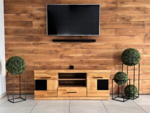 miniaturka Szafka RTV dębowa wąska Avero 43