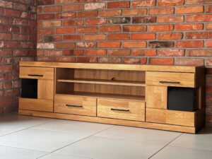 miniaturka Szafka RTV dębowa 180 cm Avero 48