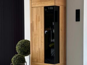 miniaturka Witryna drewniana wysoka elegancka Avero 90