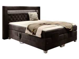 miniaturka Łóżko LED pikowane nowoczesne Paco