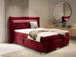 miniaturka Łóżko LED pikowane nowoczesne Paco