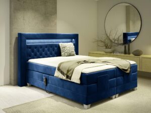 miniaturka Łóżko LED pikowane nowoczesne Paco