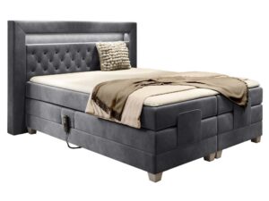 miniaturka Łóżko LED pikowane nowoczesne Paco