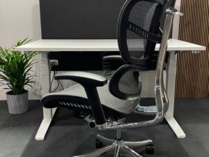 miniaturka Ergonomiczny fotel obrotowy ERGOFLY Fly T-07 Grey