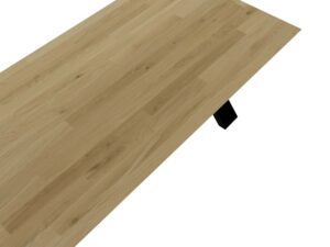 miniaturka Stół dębowo-metalowy z krzyżakiem Metron