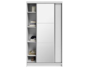 miniaturka Szafa przesuwna Kerem z lustrem i półkami