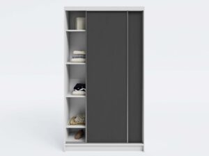 miniaturka Szafa przesuwna Kerem z lustrem i półkami