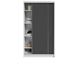 miniaturka Szafa przesuwna Kerem z lustrem i półkami