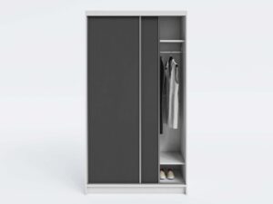 miniaturka Szafa przesuwna Kerem z lustrem i półkami