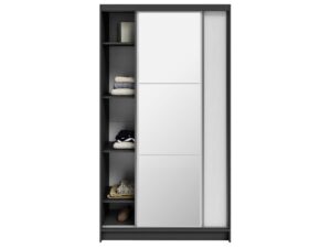 miniaturka Szafa przesuwna Kerem z lustrem i półkami