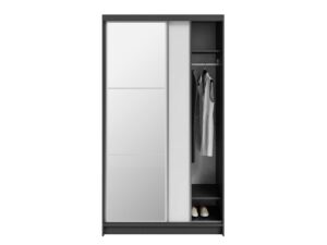 miniaturka Szafa przesuwna Kerem z lustrem i półkami