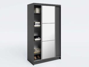 miniaturka Szafa przesuwna Kerem z lustrem i półkami