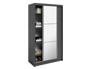 miniaturka Szafa przesuwna Kerem z lustrem i półkami