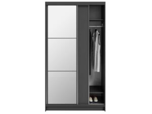 miniaturka Szafa przesuwna Kerem z lustrem i półkami