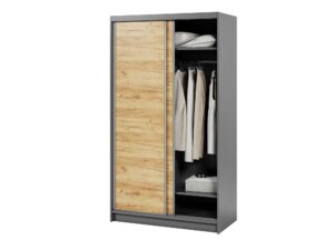 miniaturka Szafa przesuwna Kerem z lustrem i półkami