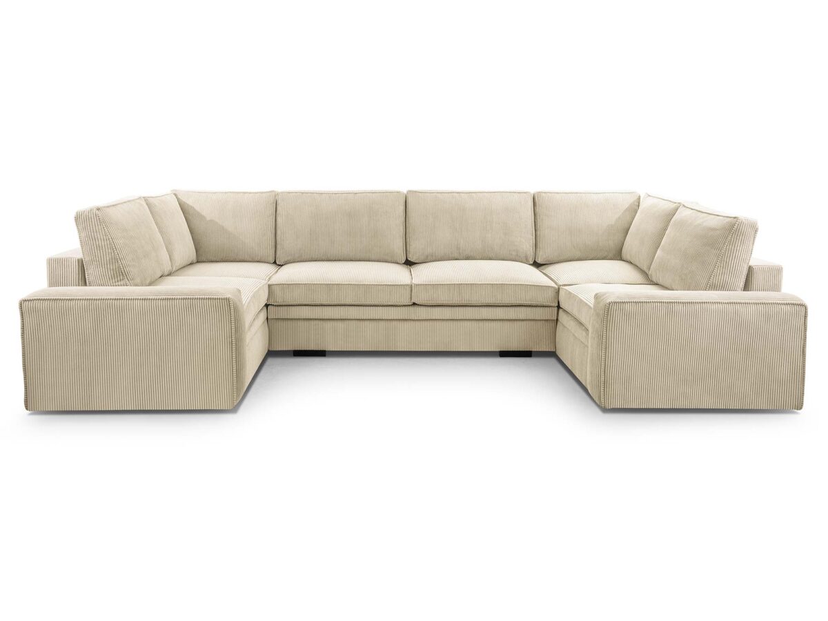 Narożnik Nowoczesny Sprężyny Faliste Moa U