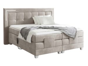 miniaturka Łóżko pikowane oświetlenie LED Paese