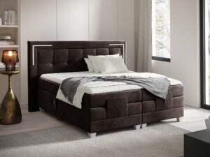 miniaturka Łóżko pikowane oświetlenie LED Paese