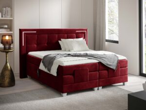 miniaturka Łóżko pikowane oświetlenie LED Paese