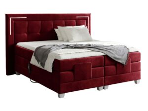 miniaturka Łóżko pikowane oświetlenie LED Paese