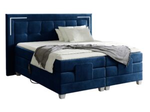 miniaturka Łóżko pikowane oświetlenie LED Paese