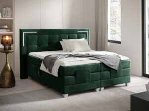 miniaturka Łóżko pikowane oświetlenie LED Paese