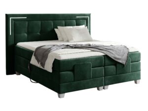 miniaturka Łóżko pikowane oświetlenie LED Paese