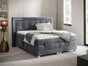 miniaturka Łóżko pikowane oświetlenie LED Paese