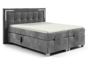 miniaturka Łóżko pikowane oświetlenie LED Paese