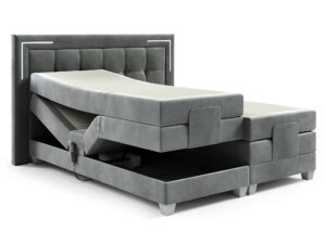 miniaturka Łóżko pikowane oświetlenie LED Paese