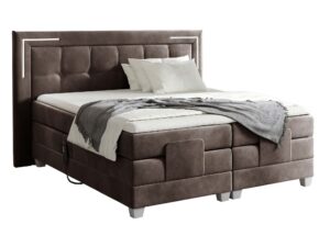 miniaturka Łóżko pikowane oświetlenie LED Paese