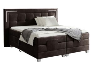 miniaturka Łóżko pikowane oświetlenie LED Paese