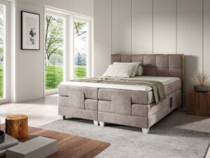 miniaturka Łóżko elektryczne regulowane przeszycia Venita