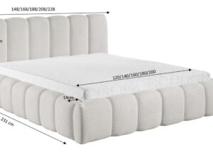 miniaturka Łóżko loftowe stelaż metalowy Bingo