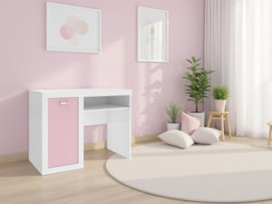 miniaturka Biurko młodzieżowe Leo kolorowe do pokoju nastolatka