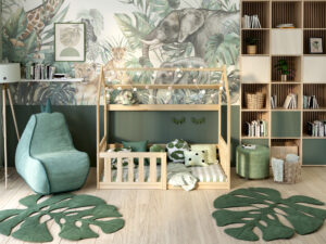 miniaturka Drewniane łóżko domek Coco 160×80 w stylu skandynawskim