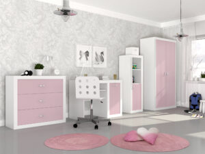 miniaturka Regał młodzieżowy Leo kolorowy do pokoju nastolatka