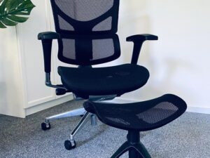 miniaturka Podnóżek biurowy ergonomiczny ERGOFLY Ottoman T-01 Black