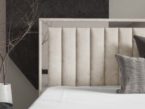 miniaturka Łóżko kubełkowe pikowane zagłowie Cliv