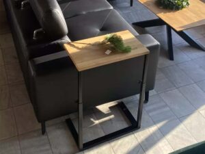 miniaturka Stolik pomocniczy regulowany drewniano-metalowy Metron