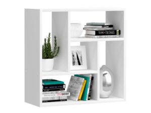 Półka na książki i dekoracje SETTE praktyczna do salonu