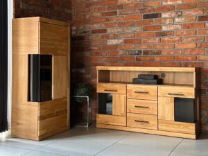 miniaturka Komoda dębowa 3 szuflady Avero 14